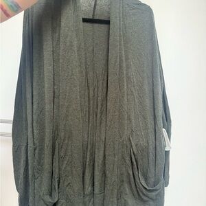 Prana Open-Front Lightweight Women’s Cardigan Sweater - Olive Green